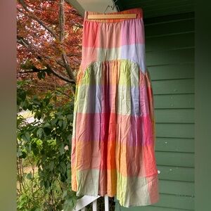 Rujuta Sheth Leila Skirt - Jupiter Chex - 2XL